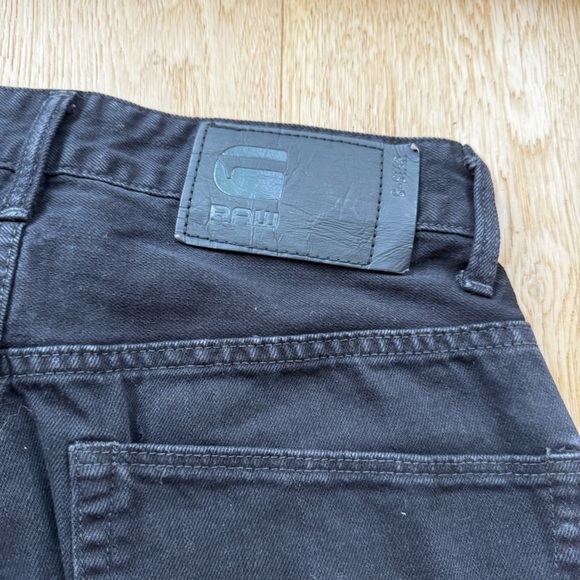 G-Star Raw 3301 Straight Denim shorts Black Jeans - 29 - Picture 5 of 15